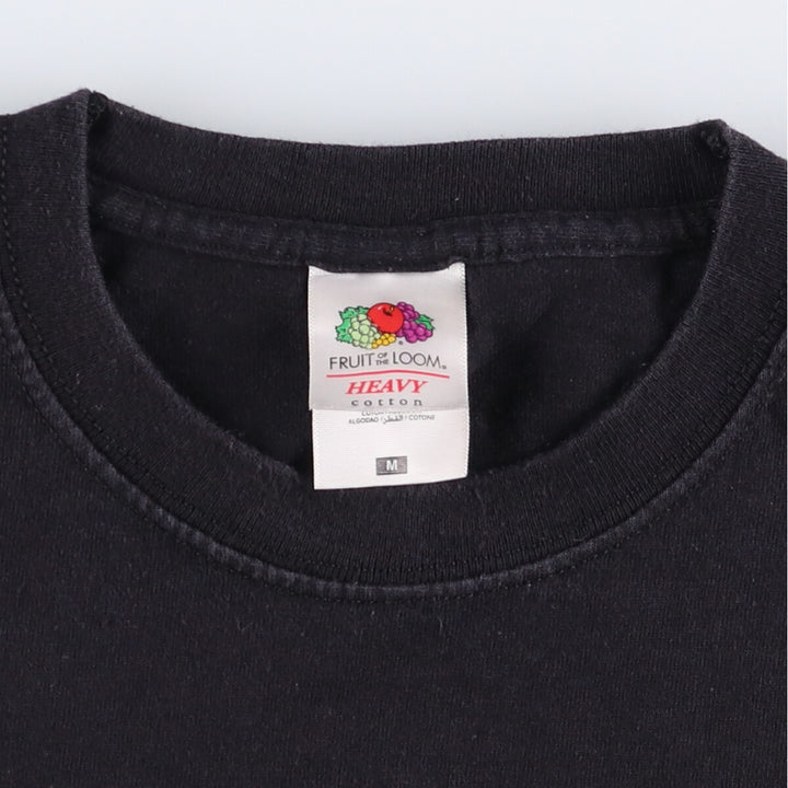 Fruit of the Loom FRUIT OF THE LOOM SLAYER Band T-shirt, Men's M size cotton black type Vintage Second Hand