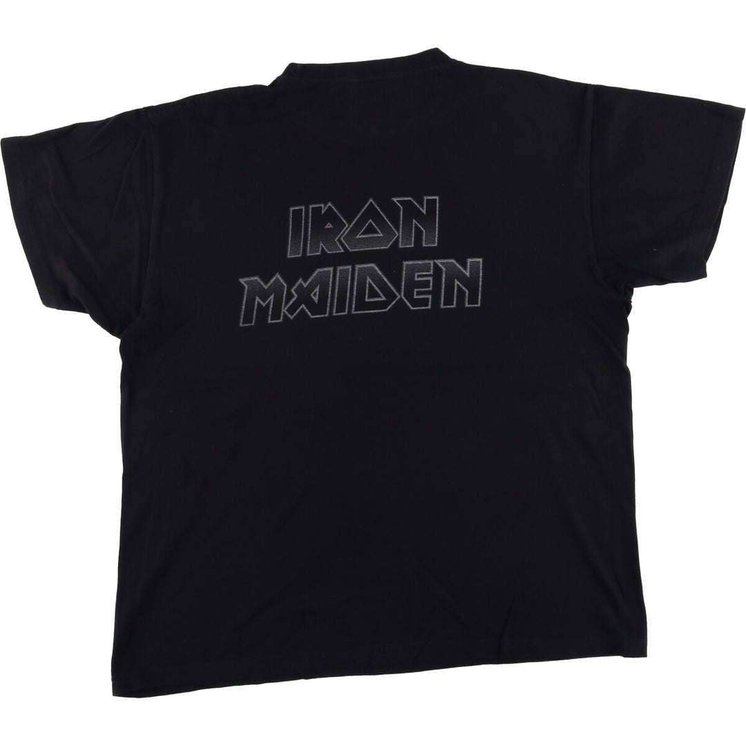JHK IRON MAIDEN Iron Maiden Band T-shirt Band T Men's M size cotton black type Vintage Second Hand