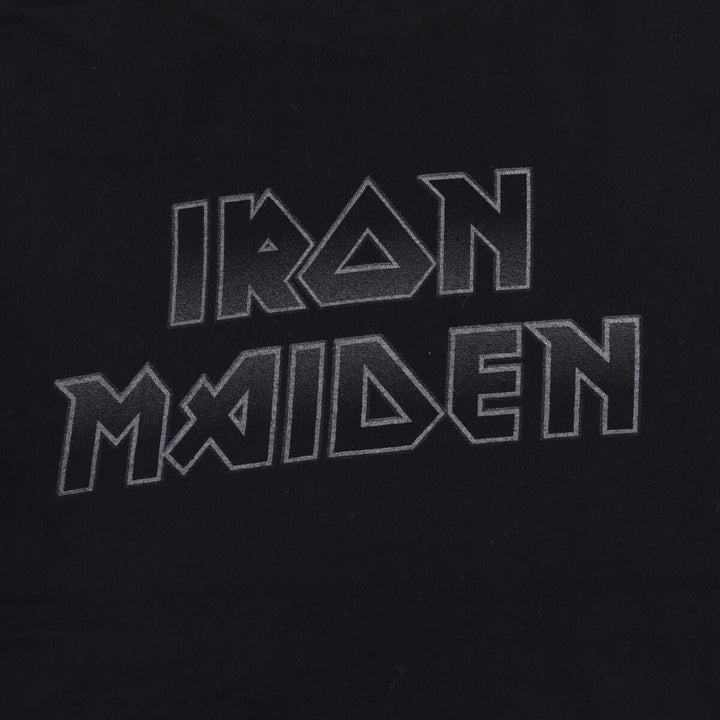 JHK IRON MAIDEN Iron Maiden Band T-shirt Band T Men's M size cotton black type Vintage Second Hand