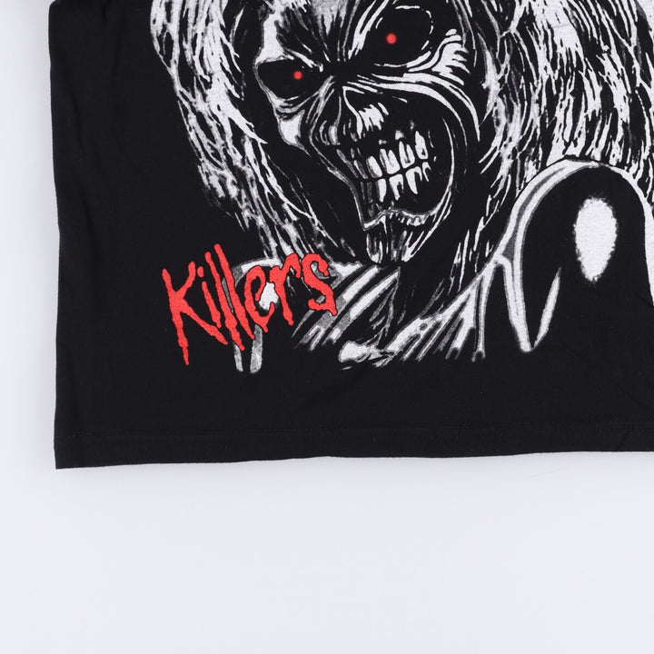 JHK IRON MAIDEN Iron Maiden Band T-shirt Band T Men's M size cotton black type Vintage Second Hand