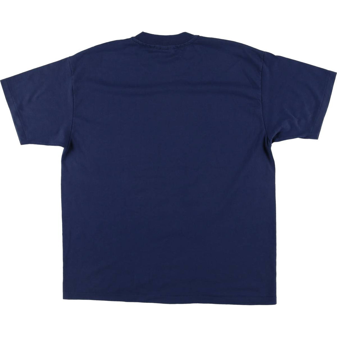 90'S Hanes HEAVYWEIGHT 50 cotton navy blue type Vintage Second Hand