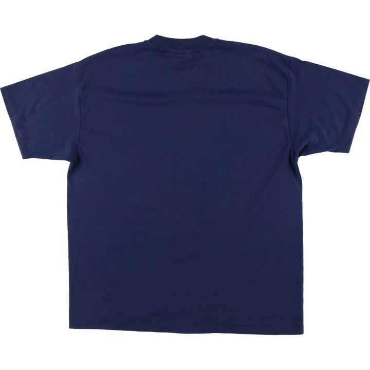 90'S Hanes HEAVYWEIGHT 50 cotton navy blue type Vintage Second Hand