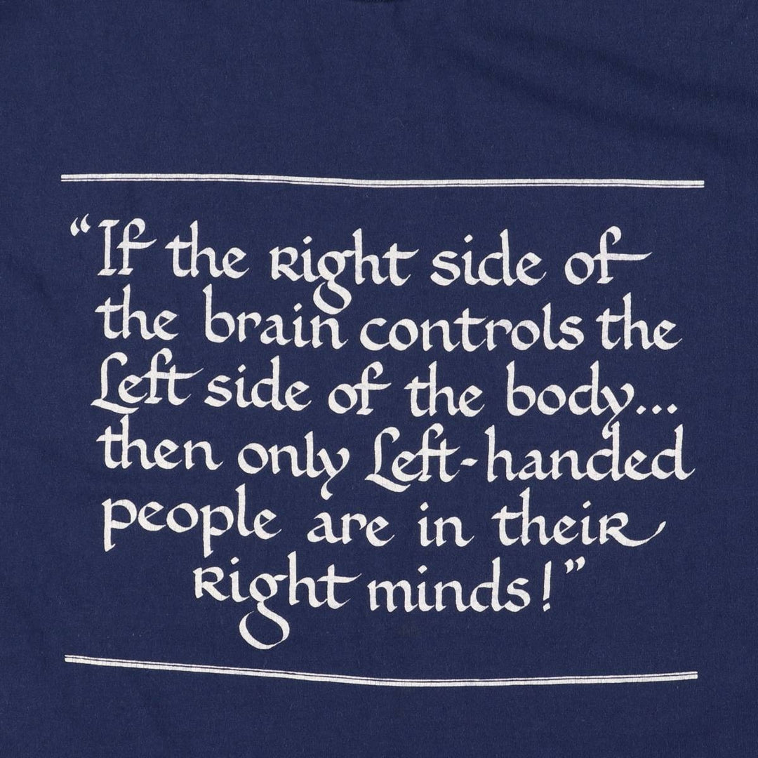 90'S Hanes HEAVYWEIGHT 50 cotton navy blue type Vintage Second Hand