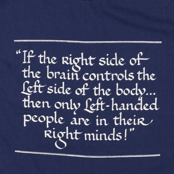 90'S Hanes HEAVYWEIGHT 50 cotton navy blue type Vintage Second Hand