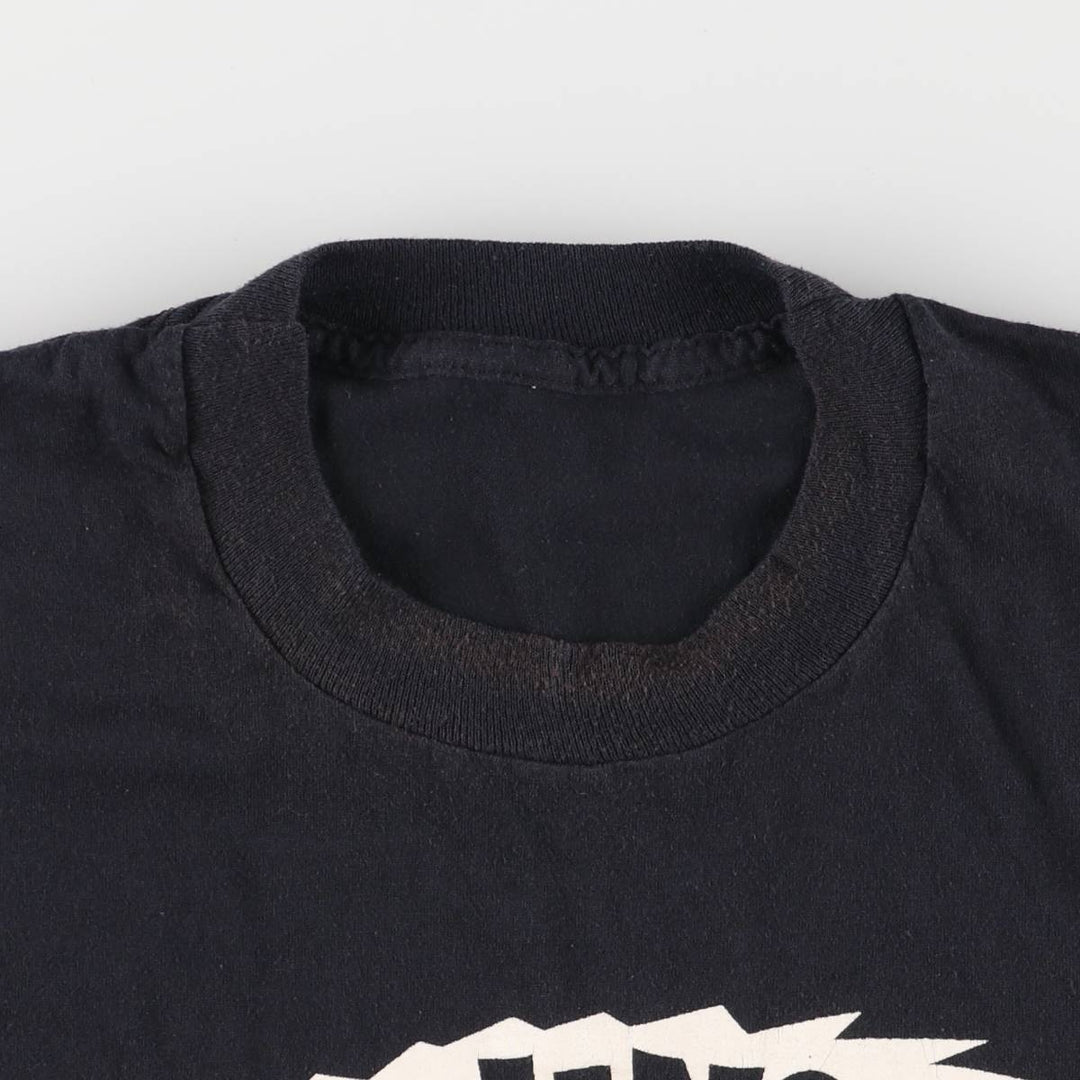 90'S Vintage Printed T-Shirt, Men's Size L unclear black type Vintage Second Hand