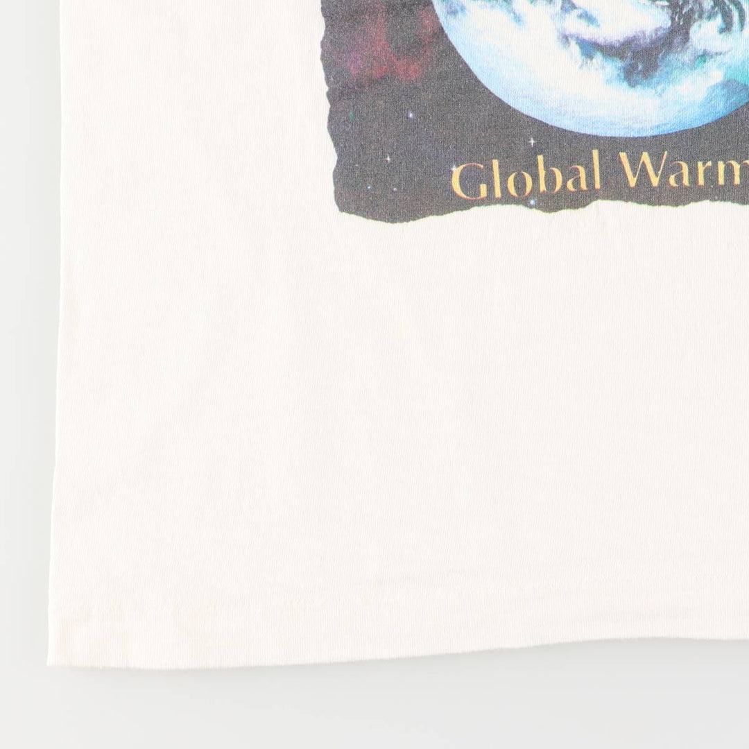Vintage 90'S Fruit of the Loom Chile Pepper Print T-Shirt Made in USA Men's M cotton white type Vintage Second Hand