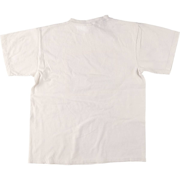 90'S Diane M Leve Art T-shirt Made in USA Men's L Size Vintage cotton white type Vintage Second Hand