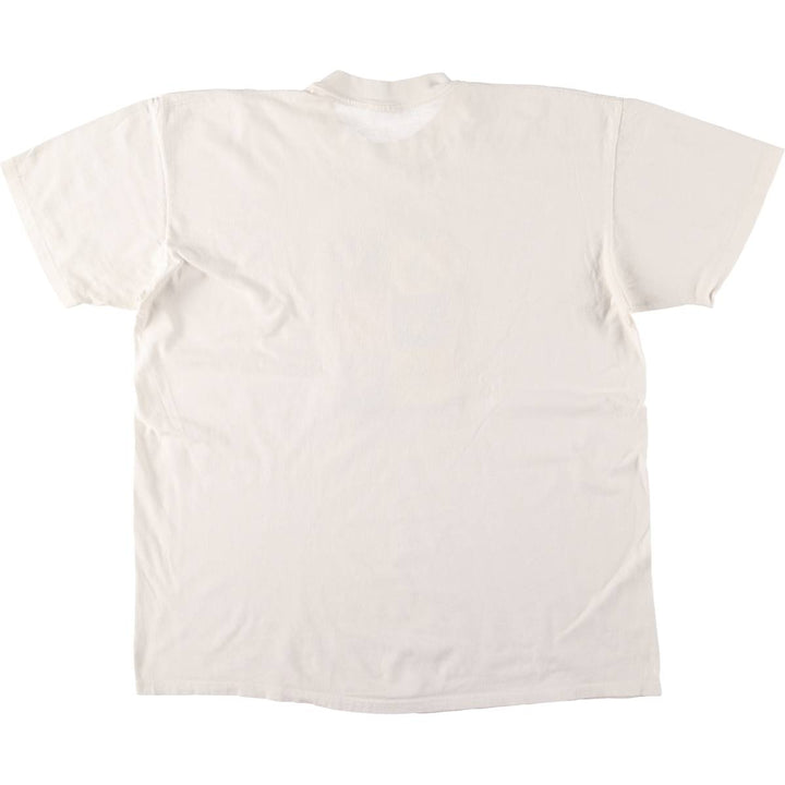 Vintage 80s-90'S Stedman Printed T-shirt Made in USA Men's XL cotton white type Vintage Second Hand