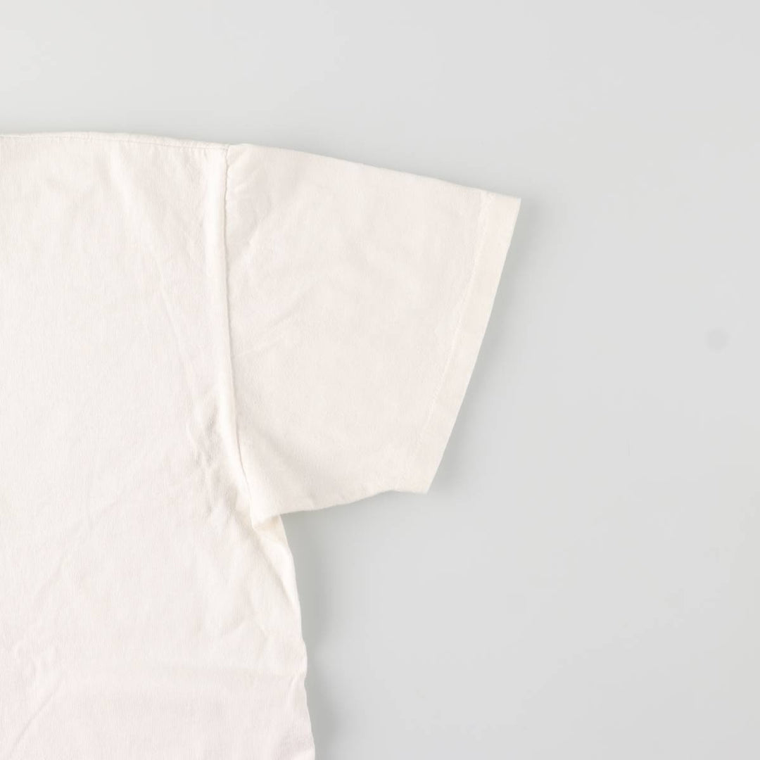 Vintage 80s-90'S Stedman Printed T-shirt Made in USA Men's XL cotton white type Vintage Second Hand