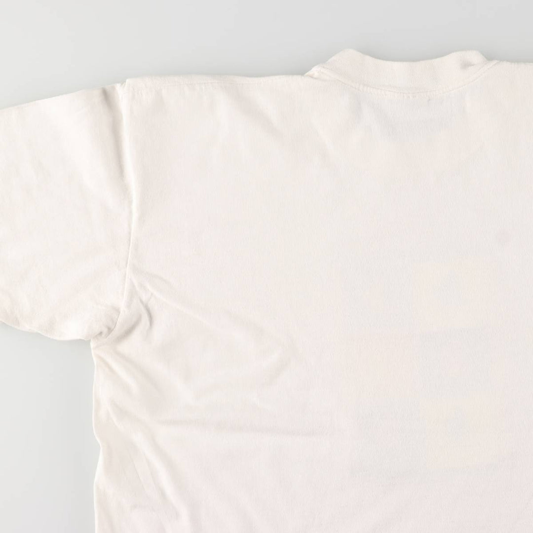 Vintage 80s-90'S Stedman Printed T-shirt Made in USA Men's XL cotton white type Vintage Second Hand