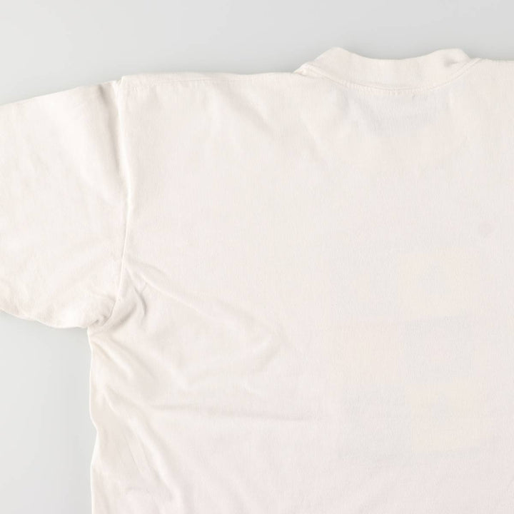Vintage 80s-90'S Stedman Printed T-shirt Made in USA Men's XL cotton white type Vintage Second Hand