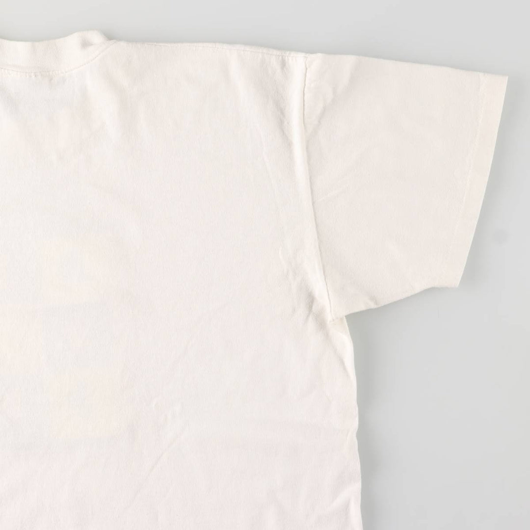 Vintage 80s-90'S Stedman Printed T-shirt Made in USA Men's XL cotton white type Vintage Second Hand