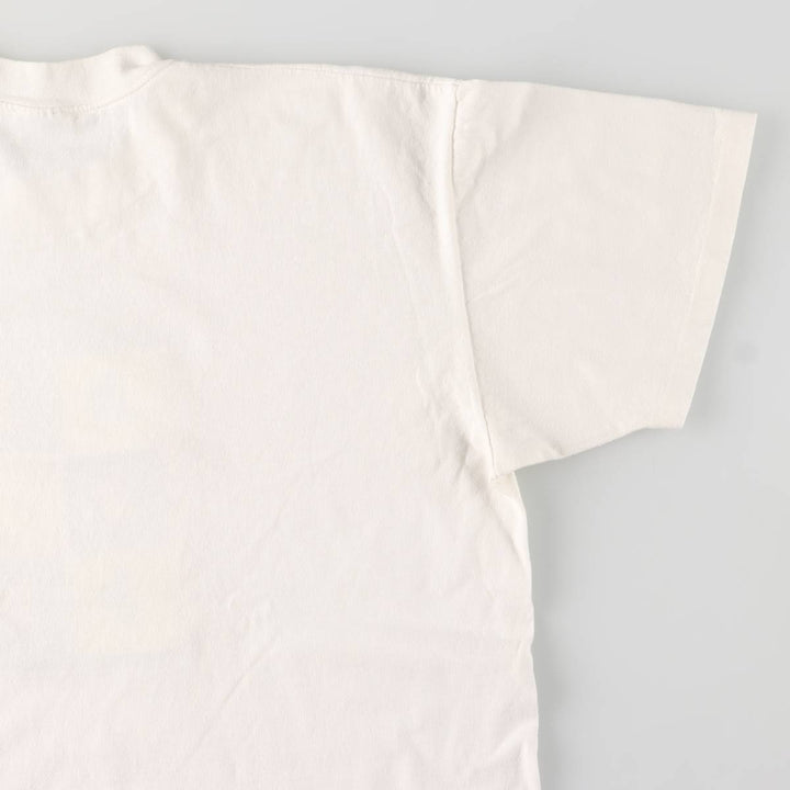 Vintage 80s-90'S Stedman Printed T-shirt Made in USA Men's XL cotton white type Vintage Second Hand