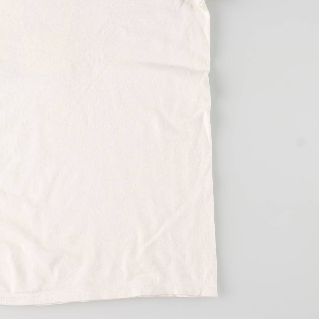 Vintage 80s-90'S Stedman Printed T-shirt Made in USA Men's XL cotton white type Vintage Second Hand