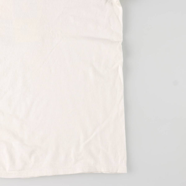 Vintage 80s-90'S Stedman Printed T-shirt Made in USA Men's XL cotton white type Vintage Second Hand