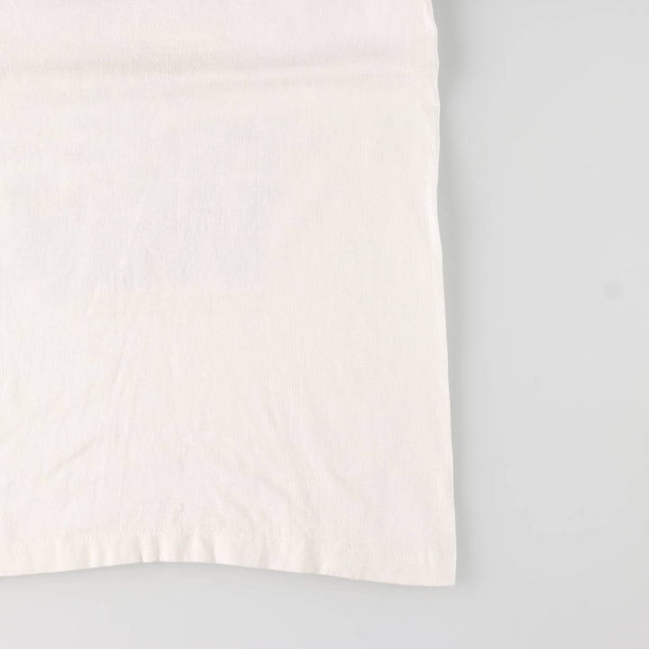 90'S SOF TEE Message Print T-shirt Made in USA Men's L Size Vintage cotton white type Vintage Second Hand