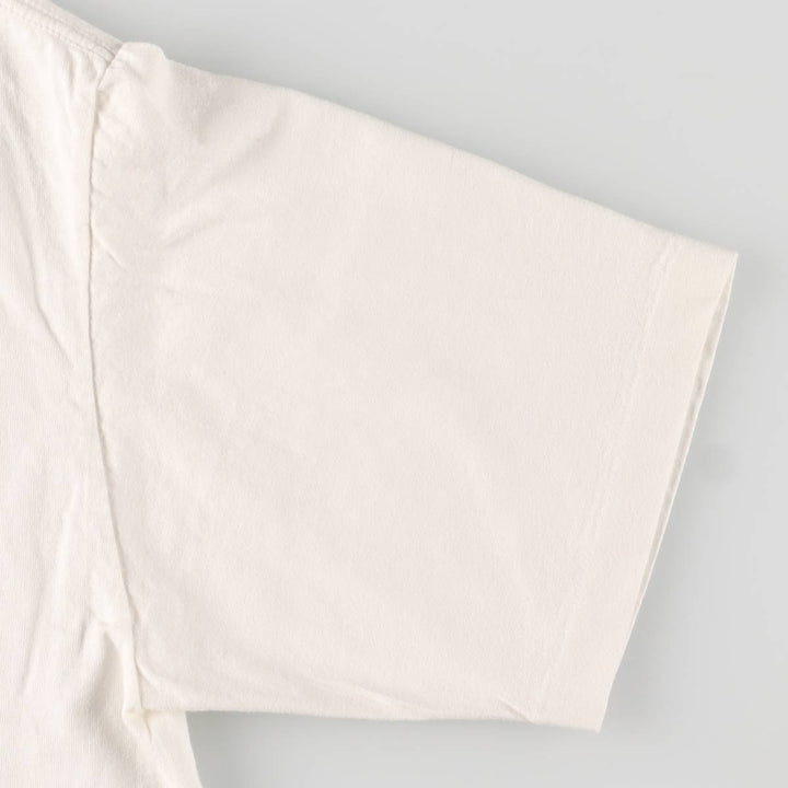 90'S SOF TEE Message Print T-shirt Made in USA Men's L Size Vintage cotton white type Vintage Second Hand