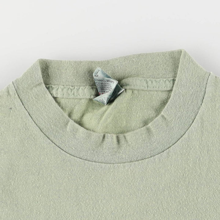 90'S ONEITA BIG JOHNSON Printed T-shirt Made in USA Men's XL Vintage cotton green type Vintage Second Hand