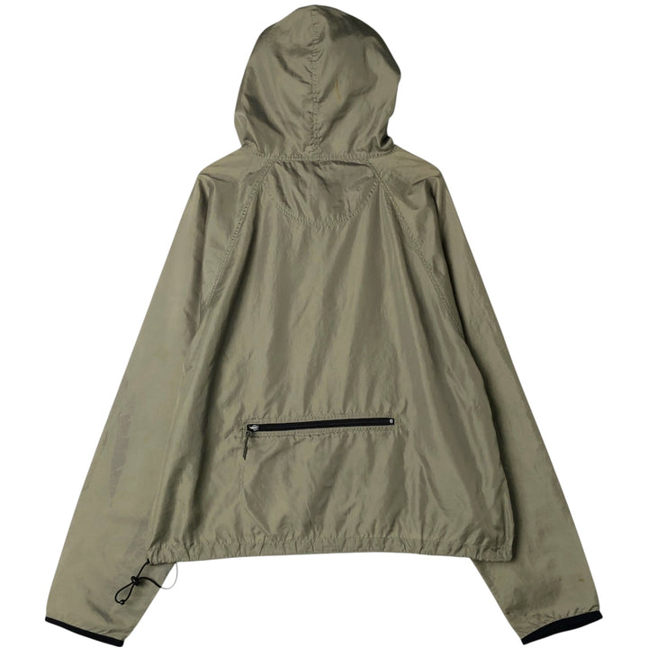 00'S Banana Republic Ripstop Hooded Windbreaker Men's XL polyester gray type Vintage Second Hand