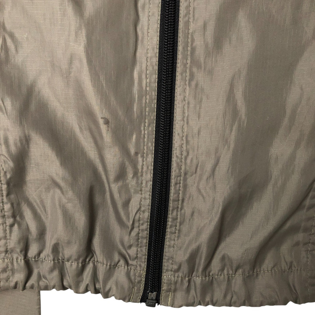 00'S Banana Republic Ripstop Hooded Windbreaker Men's XL polyester gray type Vintage Second Hand