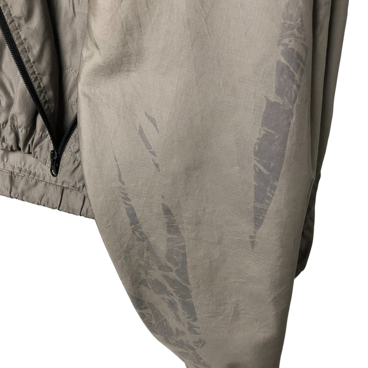 00'S Banana Republic Ripstop Hooded Windbreaker Men's XL polyester gray type Vintage Second Hand