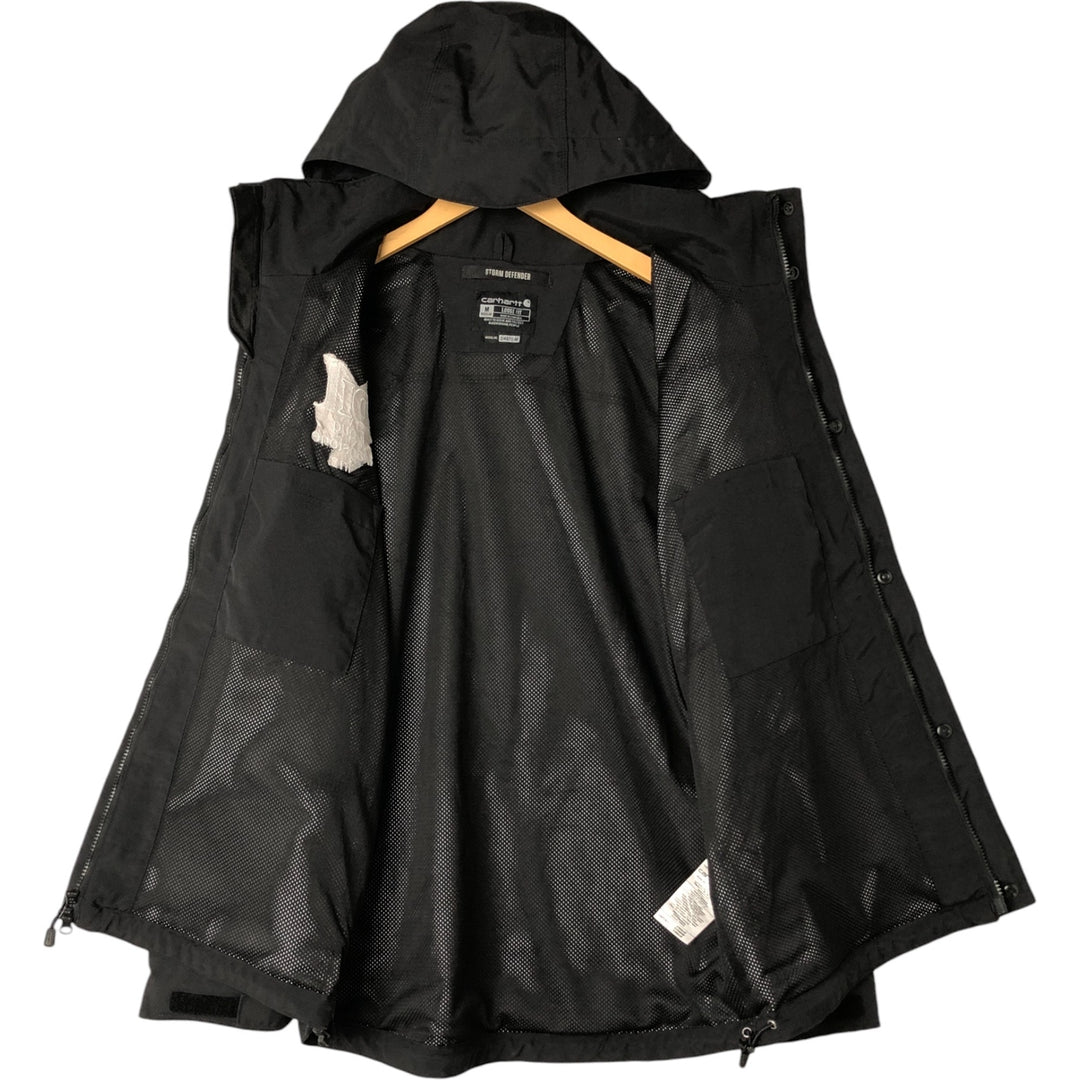Carhartt STORM DEFENDER Carrier Nylon Parka, Men's M size Nylon black type Vintage Second Hand