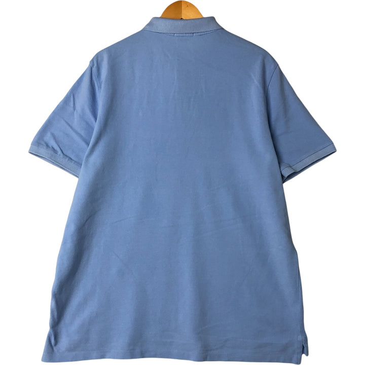 Ralph Lauren POLO RALPH LAUREN CLASSIC FIT short sleeve polo shirt men's XL equivalent cotton Blue type light blue Vintage Second Hand
