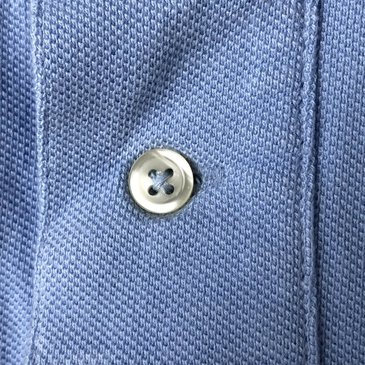 Ralph Lauren POLO RALPH LAUREN CLASSIC FIT short sleeve polo shirt men's XL equivalent cotton Blue type light blue Vintage Second Hand