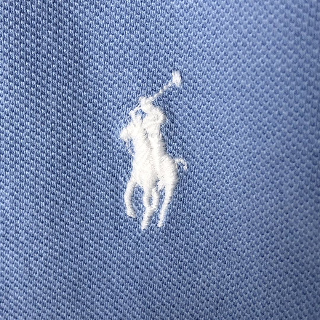 Ralph Lauren POLO RALPH LAUREN CLASSIC FIT short sleeve polo shirt men's XL equivalent cotton Blue type light blue Vintage Second Hand