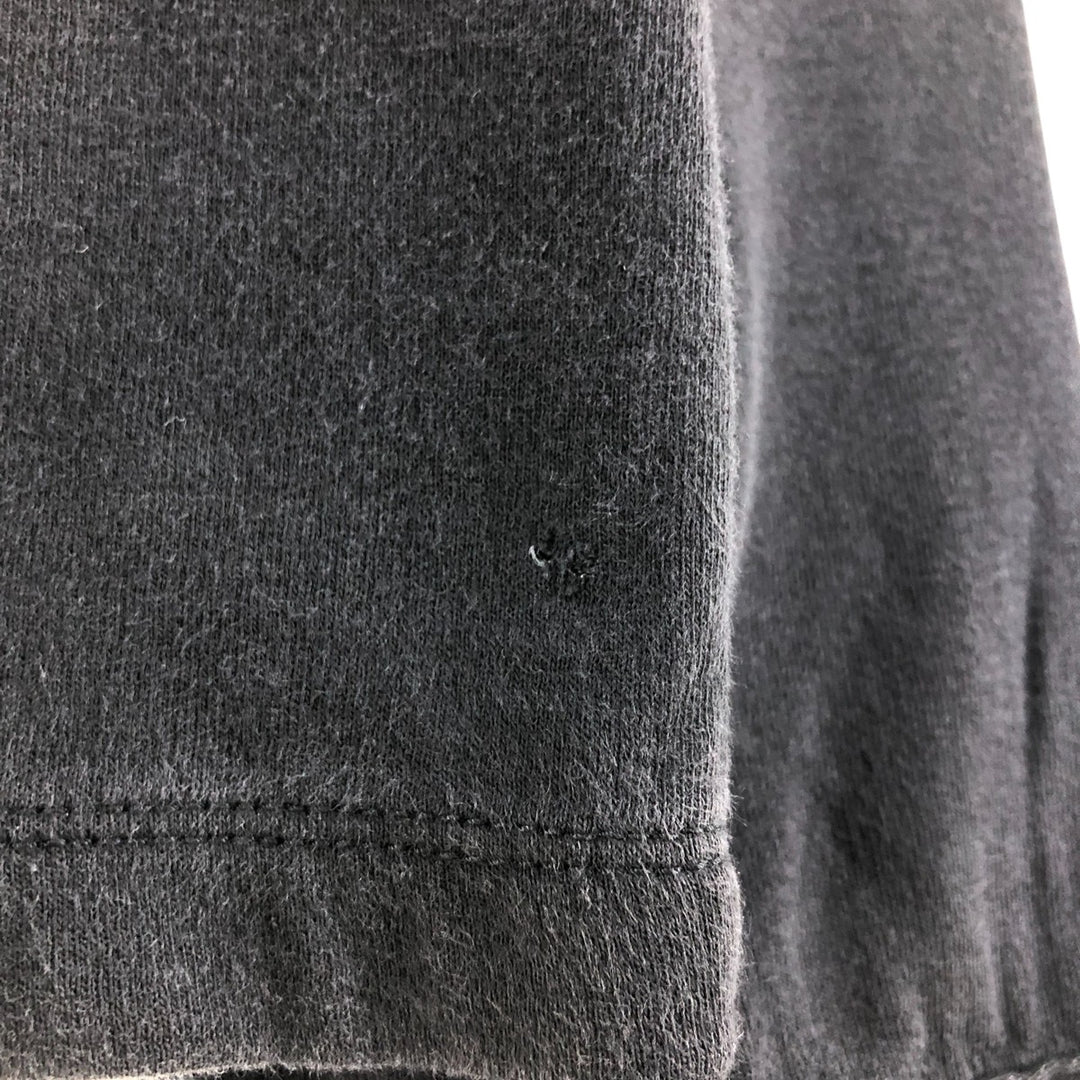 Ralph Lauren POLO by Ralph Lauren Collared Half Zip Long T-Shirt Long T Men's XL cotton black type Vintage Second Hand