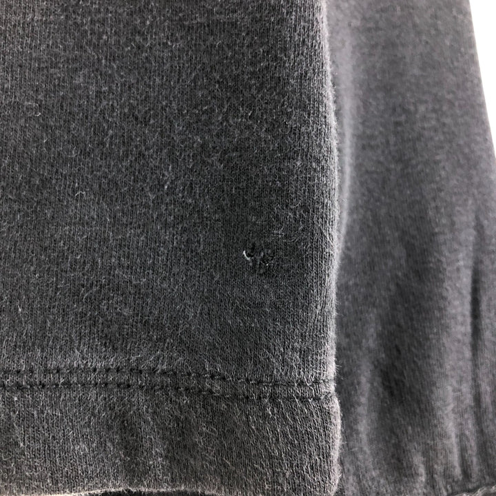 Ralph Lauren POLO by Ralph Lauren Collared Half Zip Long T-Shirt Long T Men's XL cotton black type Vintage Second Hand