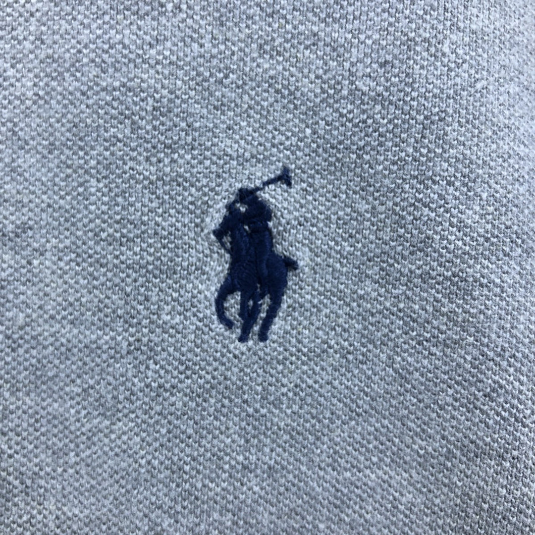 Ralph Lauren POLO by Ralph Lauren long sleeve polo shirt, men's XL size cotton gray type Vintage Second Hand