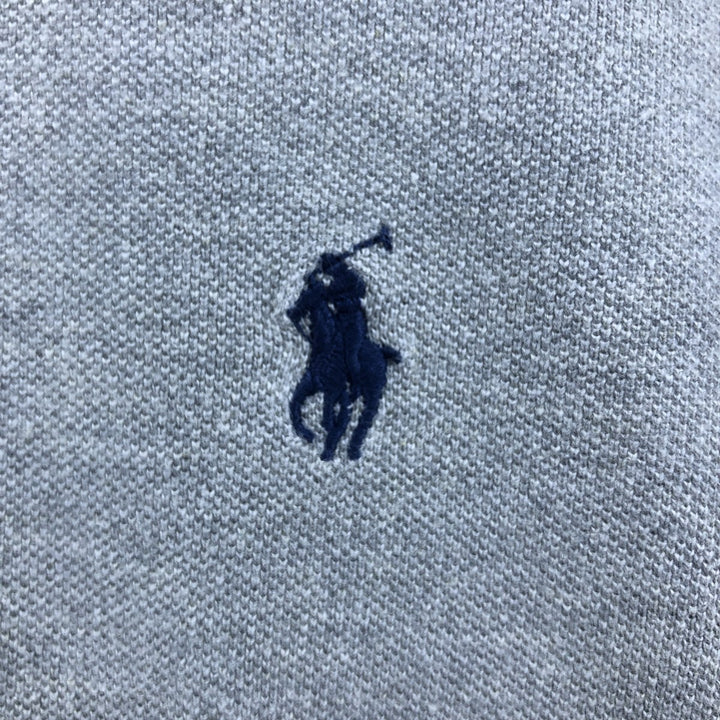 Ralph Lauren POLO by Ralph Lauren long sleeve polo shirt, men's XL size cotton gray type Vintage Second Hand
