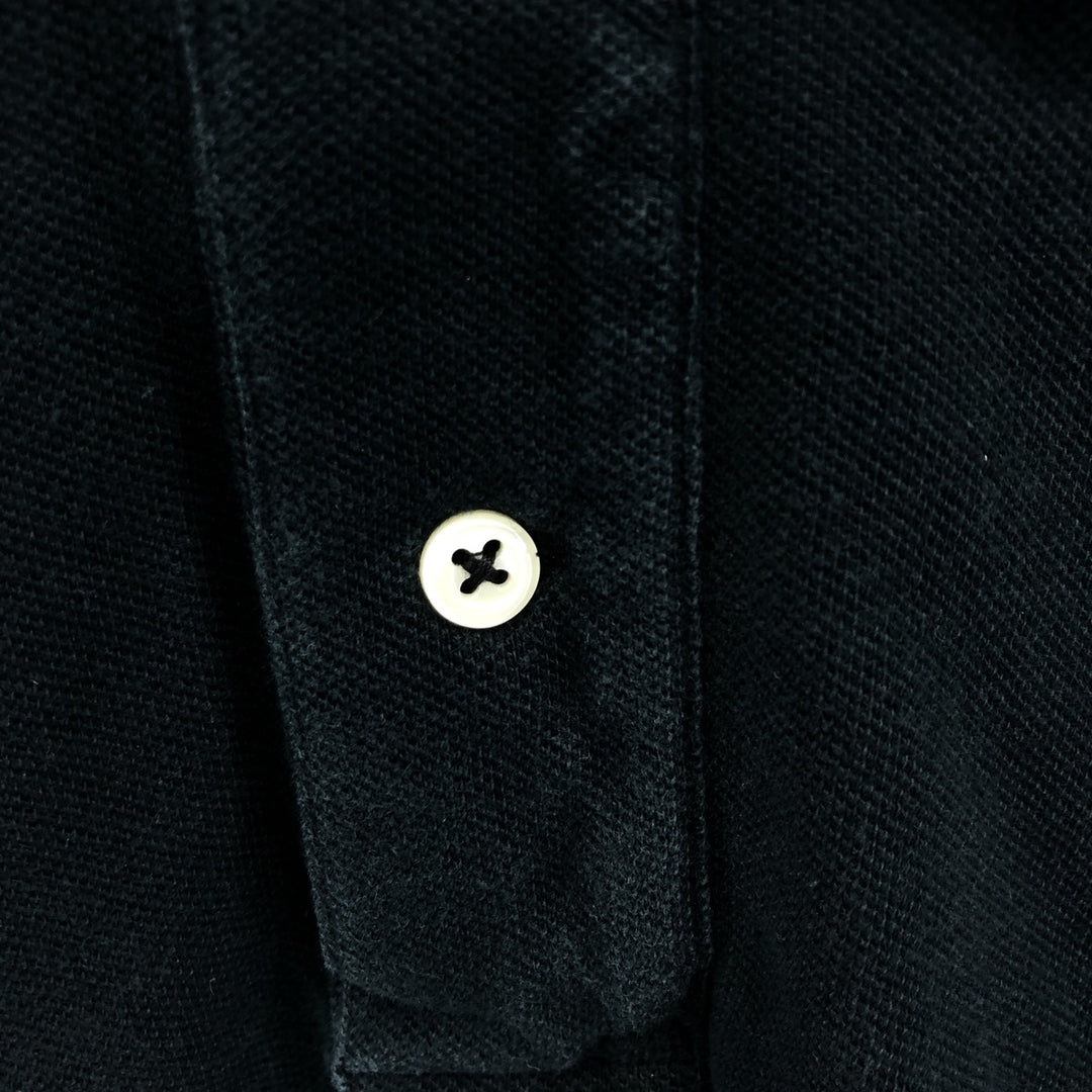 Ralph Lauren POLO by Ralph Lauren short sleeve polo shirt, men's size L cotton black type Vintage Second Hand