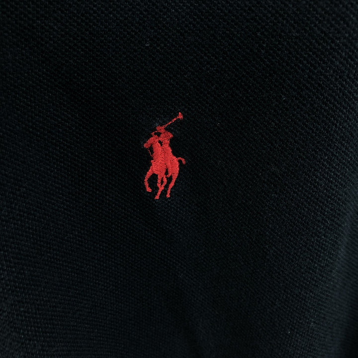 Ralph Lauren POLO by Ralph Lauren short sleeve polo shirt, men's size L cotton black type Vintage Second Hand