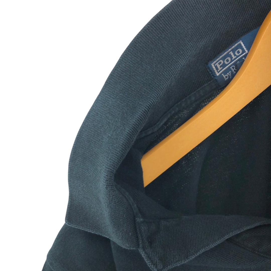 Ralph Lauren POLO by Ralph Lauren short sleeve polo shirt, men's size L cotton black type Vintage Second Hand