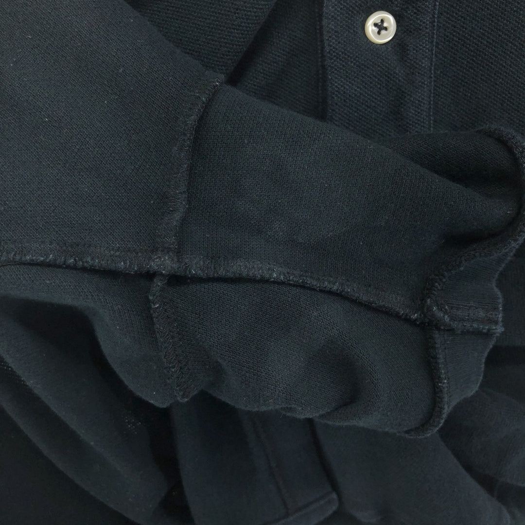 Ralph Lauren POLO by Ralph Lauren short sleeve polo shirt, men's size L cotton black type Vintage Second Hand