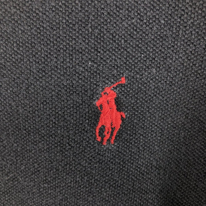 Ralph Lauren POLO by Ralph Lauren short sleeve polo shirt, men's size L cotton black type Vintage Second Hand