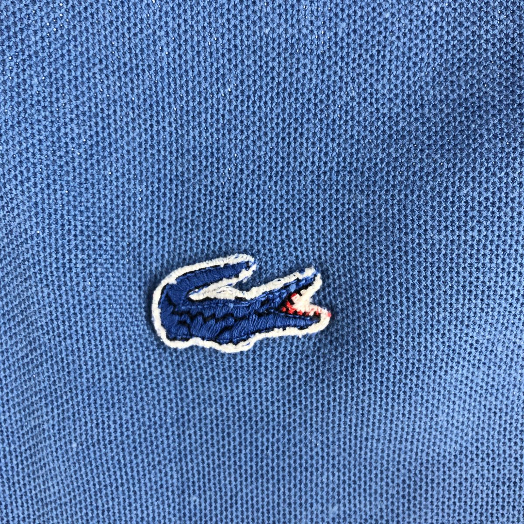 Vintage 1970'S Lacoste IZOD short sleeve polo shirt, men's size M polyester Blue type light blue Vintage Second Hand