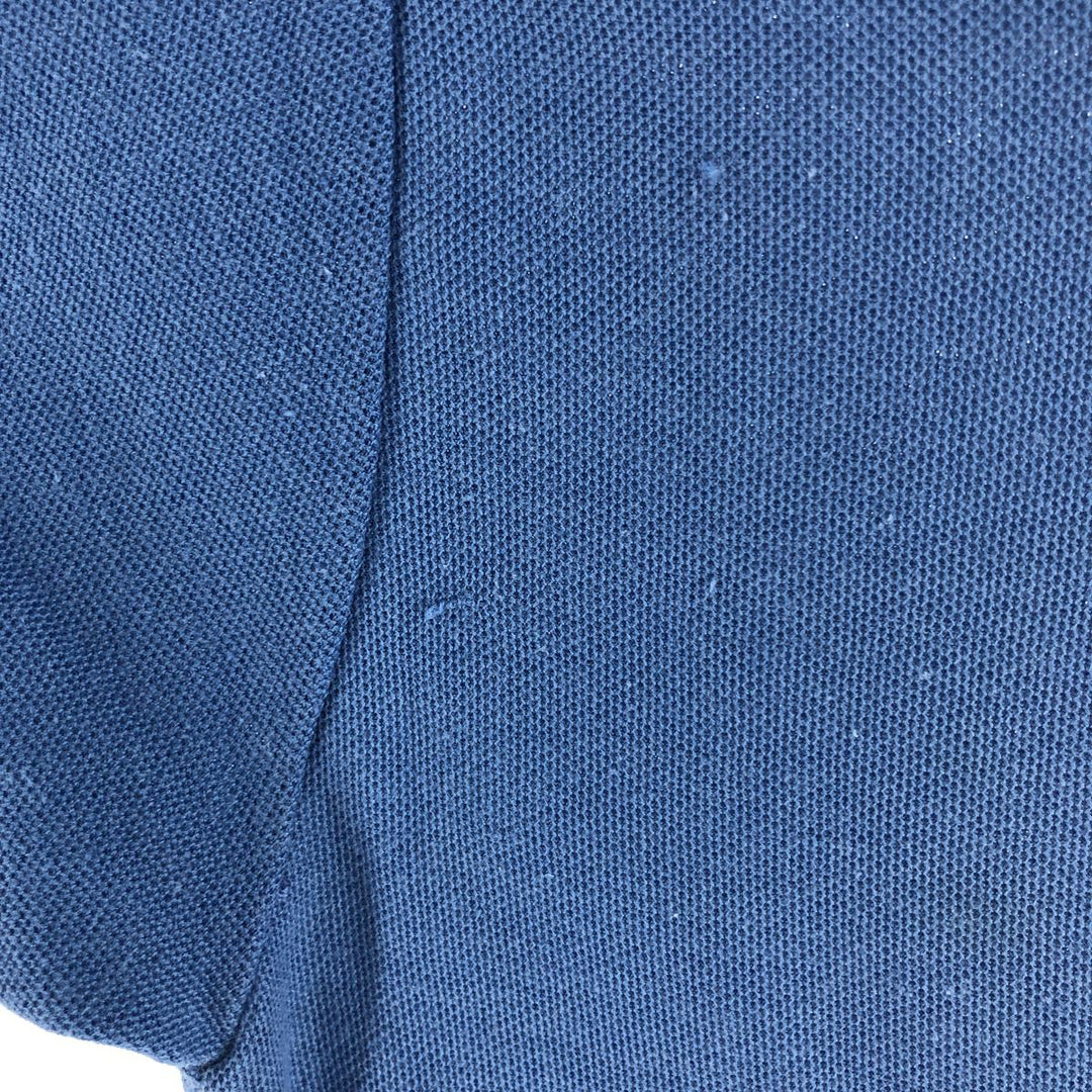 Vintage 1970'S Lacoste IZOD short sleeve polo shirt, men's size M polyester Blue type light blue Vintage Second Hand