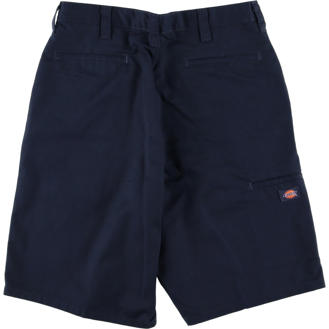 Dickies Work Shorts, Half Pants, Men's, W32 equivalent polyester navy blue type Vintage Second Hand