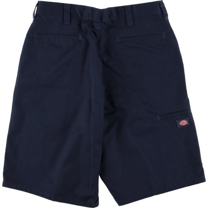 Dickies Work Shorts, Half Pants, Men's, W32 equivalent polyester navy blue type Vintage Second Hand