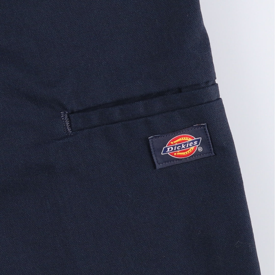 Dickies Work Shorts, Half Pants, Men's, W32 equivalent polyester navy blue type Vintage Second Hand