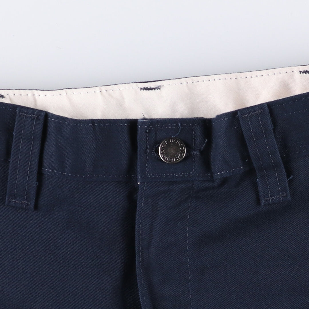 Dickies Work Shorts, Half Pants, Men's, W32 equivalent polyester navy blue type Vintage Second Hand