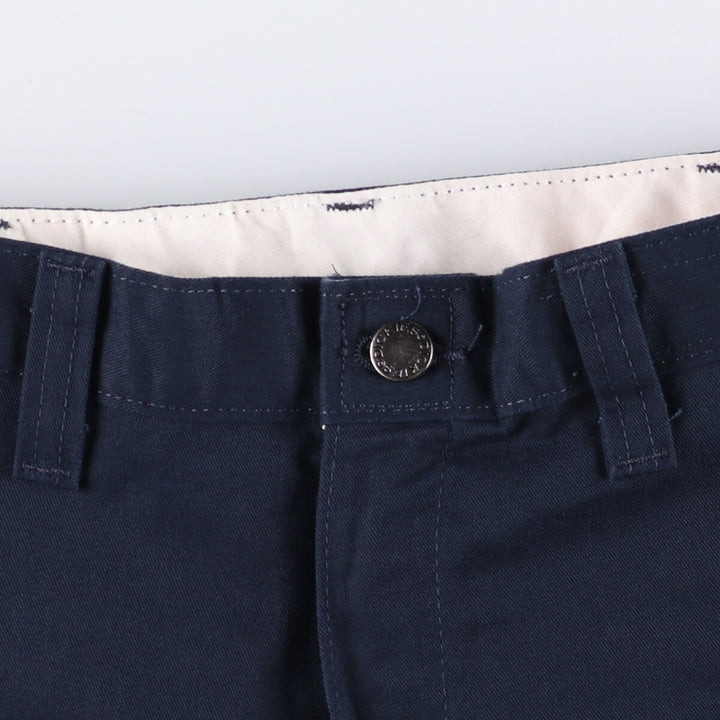 Dickies Work Shorts, Half Pants, Men's, W32 equivalent polyester navy blue type Vintage Second Hand