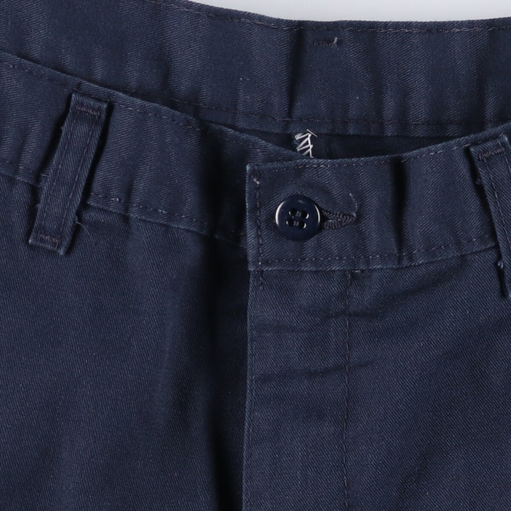 Dickies Work Shorts, Half Pants, Men's, W33 equivalent unclear navy blue type Vintage Second Hand