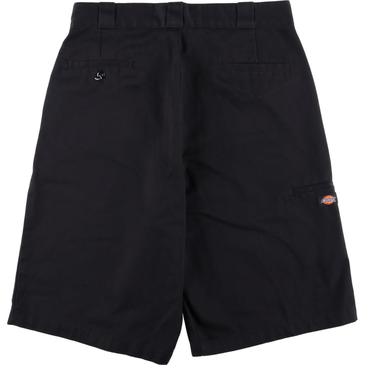 Dickies Loose Fit Work Shorts, Half Pants, Men's, W34 equivalent polyester black type Vintage Second Hand