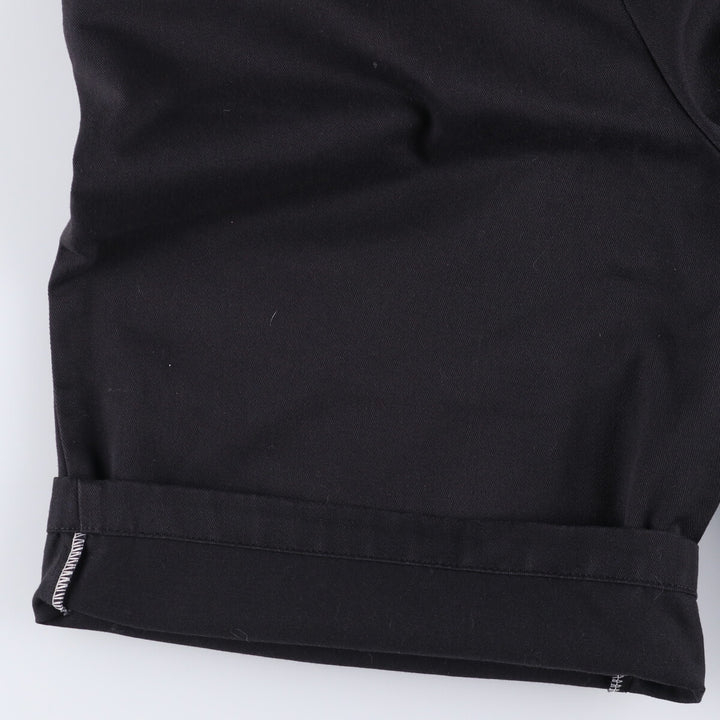 Dickies Loose Fit Work Shorts, Half Pants, Men's, W34 equivalent polyester black type Vintage Second Hand
