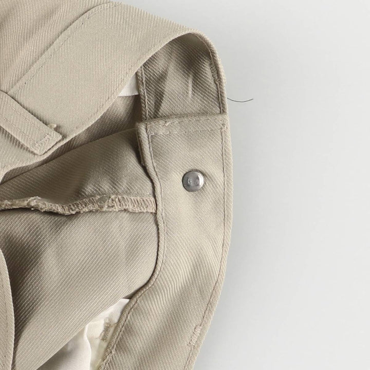 70s~80'S Levi's 10517-6122 STA-PREST slacks pants for men, size w34, vintage unclear Beige type Vintage Second Hand