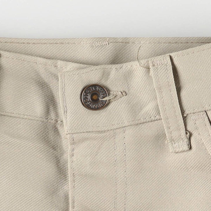 70s~80'S Levi's 10517-6122 STA-PREST slacks pants for men, size w34, vintage unclear Beige type Vintage Second Hand